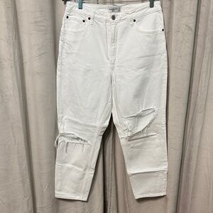 Abercrombie & Fitch White High Rise Women's Jeans